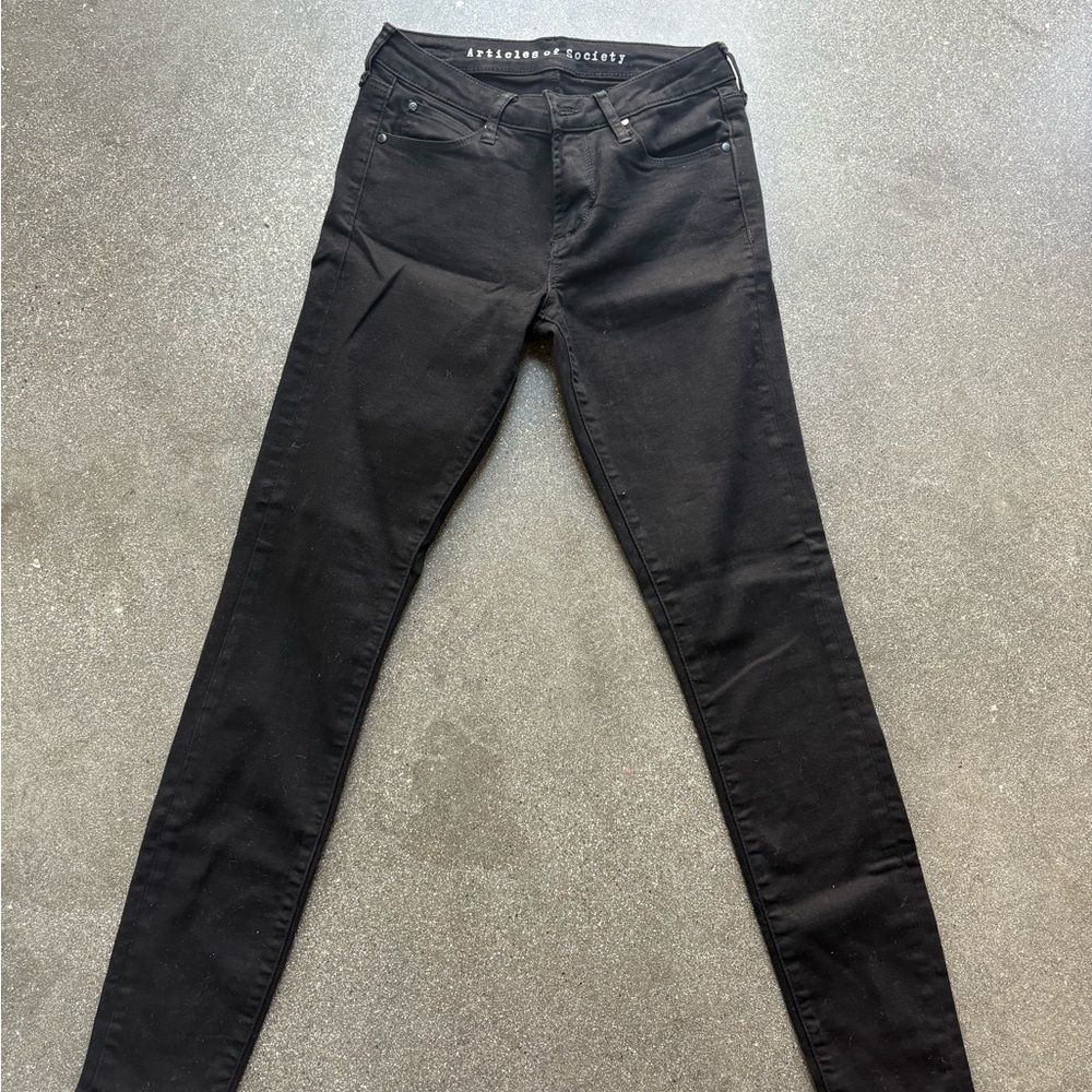 Articles Of Society Women's Jet Black Skinny Jeans